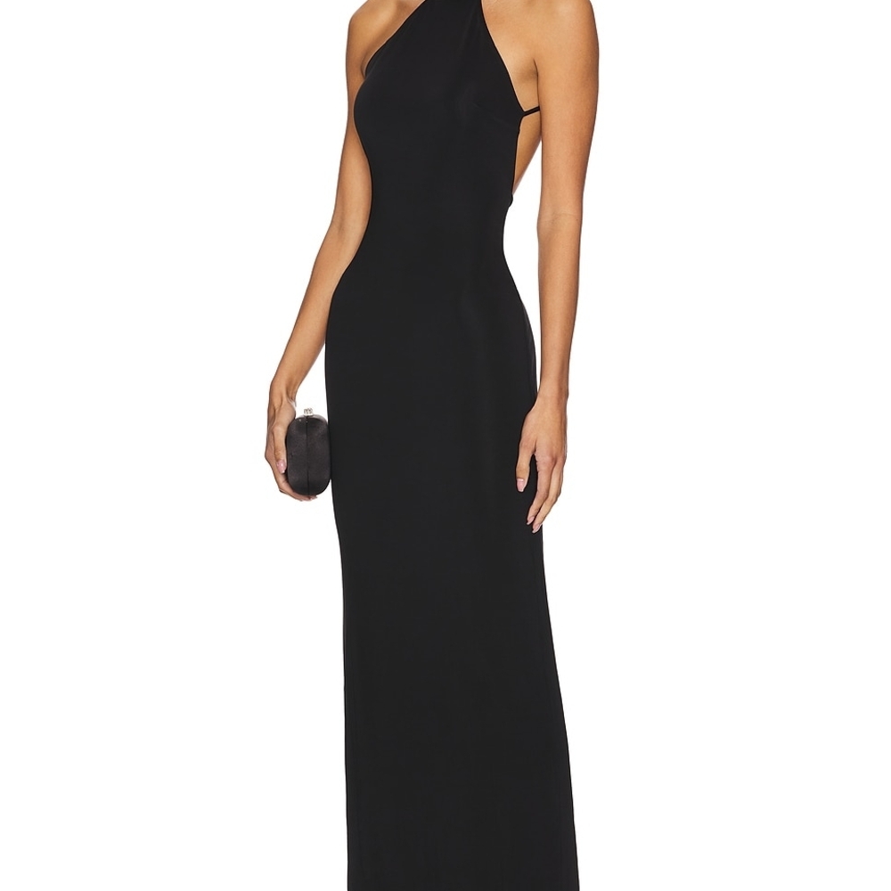 NBD Black One Shoulder Dress